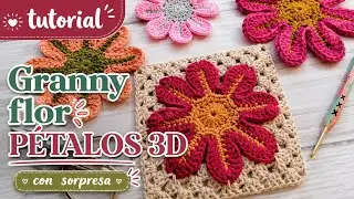 Como TEJER FLOR 🌸 TRANSFORMAR LA en GRANNY+++ PROYECTO SORPRESA ❓❓❓