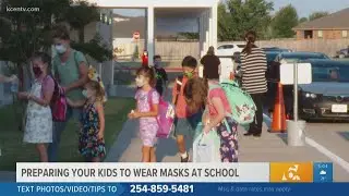 Preparing kids to wear masks at school