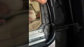 Audi a6 Sunroof Gutter line cleaning
