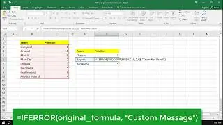 How to fix #N/A error in Excel