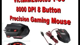 Victake Zelotes T-90 Precision 8000 DPI Gaming Mouse Review
