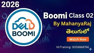 Dell Boomi Class02 in Telugu By MahanyaRaj 2026  VLR Training