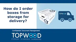How do I order boxes from storage for delivery?