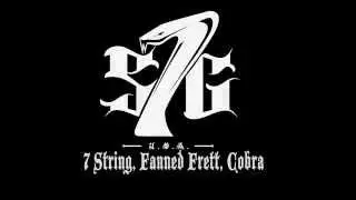 Strictly 7 Guitars - FANNED FRET #5 (BOTH PICKUPS) 7 STRING COBRA