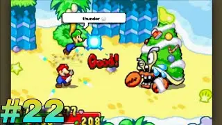 #22 Mario & Luigi Superstar Saga Plus 1.5 Difficulty Take Beanstar From Mr Crabs