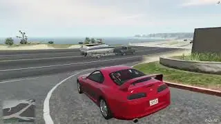 TOYOTA SUPRA 2JZ straight 6 high reving twin turbo engine with a pops and bang mod [FIVEM]