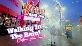 [SU-008] Walking Tour In Light Rain -- These Roads Are Pretty Shiny! Niagara Falls City Tour!