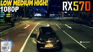 Watch Dogs Legion RX 570 - 1080p Low, Medium, High,