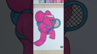 Dibujando a Elly #pocoyo #drawdrawing #drawingtutorial #dibujosparaniños #drawing #dibujarparaniños