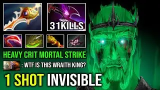 EPIC Late Game 1 Shot Mortal Strike Invisible Ganker Max Desolator Silver Edge Wraith King Dota 2