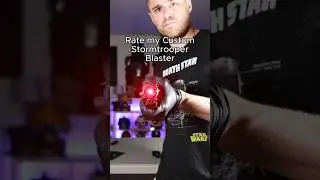 MY CUSTOM E-11 STORMTROOPER BLASTER #starwars #cosplay #cosplayer #unboxing #shorts