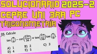 SOLUCIONARIO PASITO A PASITO 3RA PC CEPRE UNI 2025-2