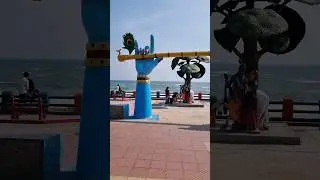 Sri Krishna temple at RK Beach Vizag #india #vizag #travel  #trending