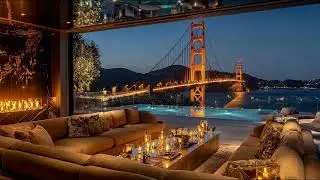 Melbourne Night Jazz Moments | Luxury Apartment with Soft Jazz Piano for Tranquil Relaxation