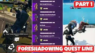 How to Complete All Foreshadowing Quest Line Challenges in Fortnite Season 6 Chapter 2! (Part 1)