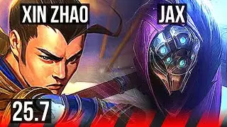 XIN ZHAO vs JAX (TOP) | 8/2/3 | KR Master | 25.7