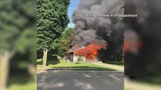 Wood Street, Bath N.Y. structure fire update
