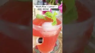 Refreshing Rooh Afza Lemon Cooler | 1-Min Summer Drink Recipe!&rdquo;#shorts