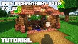 How to Build an Enchantment Room in Minecraft | Simply Enchanting House Tutorial