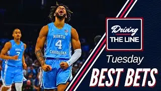 Tuesday's MARCH MADNESS Bracket Picks + BEST BETS! | Driving The Line