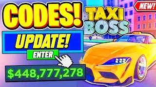 ⚠️Новое⚠️ ВСЕ РАБОЧИЕ КОДЫ для Taxi Boss 2026 - Roblox Taxi Boss Codes 2026