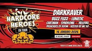 +165 bpm HARDCORE HEROES Millennium Hardcore // Darkcore // Industrial warm up mix - Livestream 164