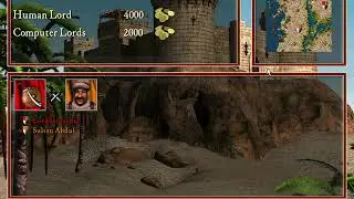 Stronghold Crusader. Mission number one. Destroy your enemy