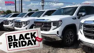 At Royal Buick GMC, Black Friday is going on All Month Long!