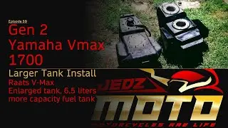 Generation 2 Yamaha VMAX 1700 Large Fuel Tank Install