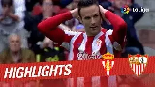 Resumen de Sporting de Gijón vs Sevilla FC (1-1)