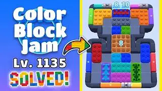 Color Block Jam Level 1107 (1108) | Every Puzzle Solved! 🎯
