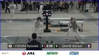 Tokoname World Cup 2023 SMF - L64 - Fukuda Ryosuke JPN v Rafael Savin FRA
