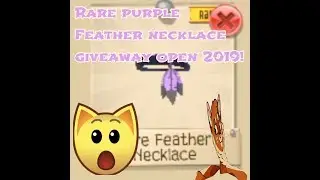 Feather necklace giveaway open ajpw!