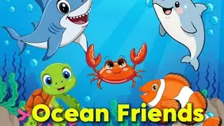 OCEAN FRIENDS SONG | Nursery Rhyme for Kids | @Jiggle Jam Tunes