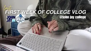 last first week of colleg vlog! @ john jay college | college diaries