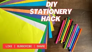 DIY STATIONERY HACK | Colorful Pencil Case | Compass box | Pen holder | Organizer | Cardboard Craft