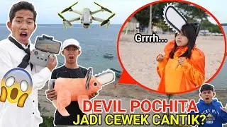 DRONE MENANGKAP D3VIL POCHITA CANTIK DI DUNIA NYATA?! CHAINSAWMAN JATUH CINTA! | Mikael TubeHD
