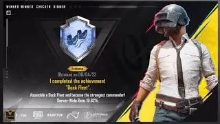 How to complete &ldquo;duck fleet&rdquo; achievement in PUBGM