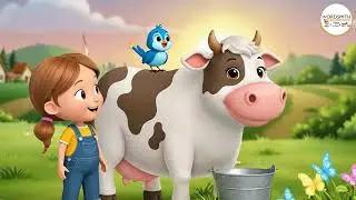 பசு பாடல் | Cow Song in Tamil 🐄 | Kids Tamil Rhymes | Singapore | wordsmith