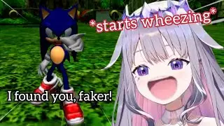 Biboo's Reaction To Meme Cutscene in Sonic Adventure 2【Koseki Bijou/Hololive EN】