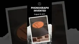 Phonograph Invented | #shorts #viral #trending #youtubeshorts #shortvideo