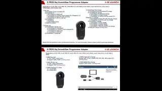 Audi A6 key programming from Launch X PROG programmer adapter #cardiagonistic #launchscanner