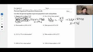 Master Pre-Algebra Percentage & Proportion Problems | Step-by-Step Math Help
