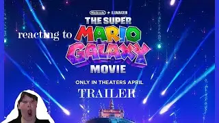 NeoPlays Reacts -  Reacting to the mario galaxy movie trailer