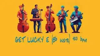 GET LUCKY backing track E (Bb instr) 120 bpm