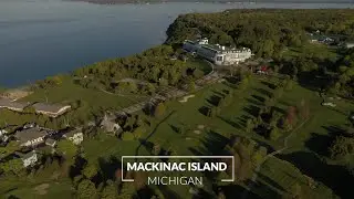 4K AERIAL DRONE Footage of Mackinac Island and The Grand Hotel by Sean McVeigh Media