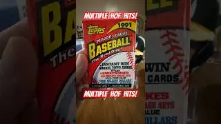 1991 Topps baseball cards vintage / old pack opening rip