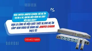 Mua Switch Juniper EX4600: Gi&aacute; dự &aacute;n tại HN & SG, nhưng hiệu năng ra sao?