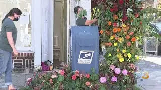'United By Blooms' Installs Floral Designs Citywide To Encourage Voting