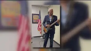 Georgia congressman Hank Johnson ask for release of Epstein files in song